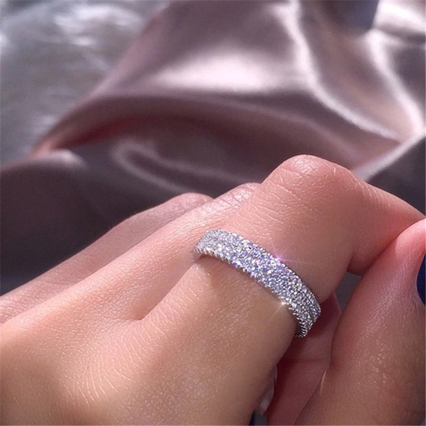 Natural Diamond Jewelry Bizuteria Gemstone Ring for Women