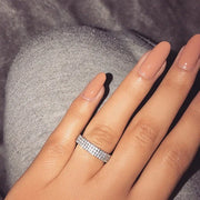 Natural Diamond Jewelry Bizuteria Gemstone Ring for Women