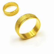 Unisex 24K Gold Plated Band Ring