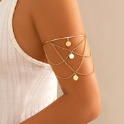 Open Upper Arm Bracelet Vintage Star Rod for Women