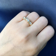 Geometric Zircon Rings in 14K Gold Filled, Rose Gold Filled and Sterling Silver 925