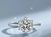 Resizable 1 Carat Moissanite Rings Available in 8 Variants